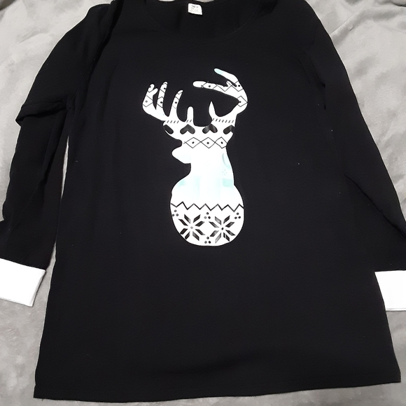 Christmas deer pjs - Picture 2 of 2